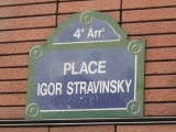 Place Igor Stravinsky Paris 