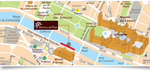 Punto d'imbarco Marina de Paris -  Imbarco Museo d'Orsay